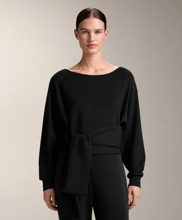 Толстовка с завязками из мягкого модала- Заказать в России