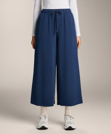 OYSHO Широкие укороченные брюки из мягкой ткани с модалом