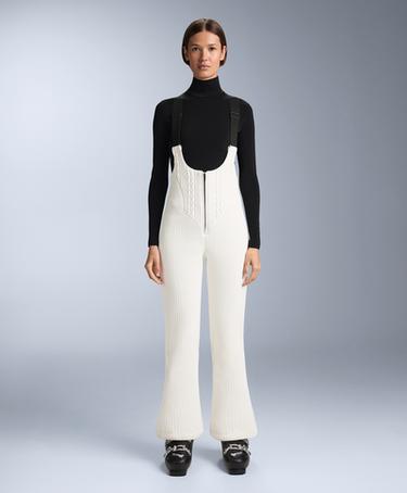 OYSHO WATER-RESISTANT SKI FLARE DUNGAREES