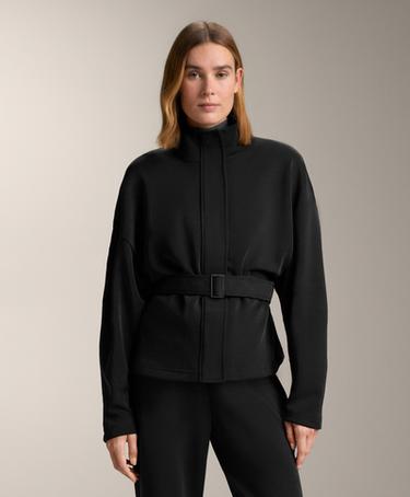 Пальто с поясом из мягкого модала- Заказать в России