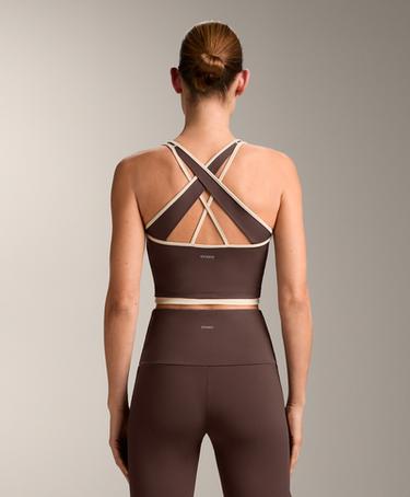 OYSHO Топ COMFORTLUX с контрастной спинкой на запах купить с доставкой.