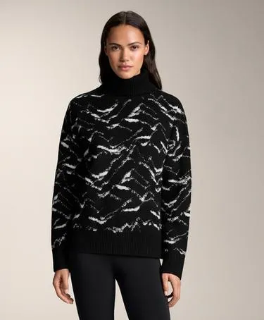 Джемпер горного вязания- Заказать в России