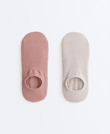 OYSHO 2 пары невидимых носков из смесового хлопка для йоги и пилатеса