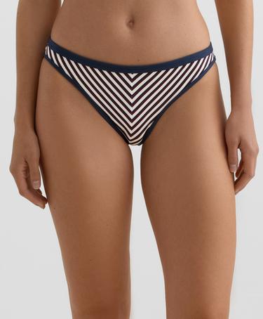 OYSHO Классические плавки бикини в рельефную полоску с окантовкой