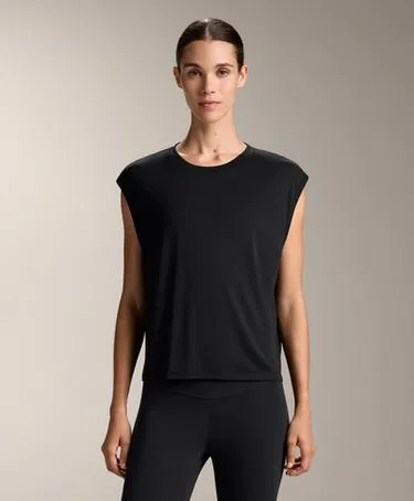 Футболка без рукавов из модального микса- Заказать в России