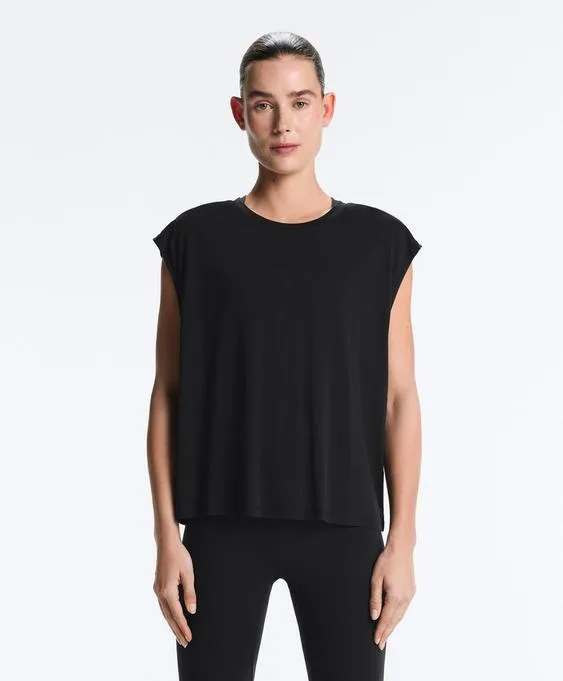 Футболка без рукавов из модального микса