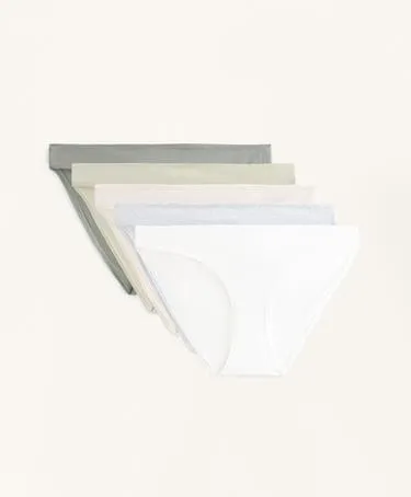 5 хлопковых классических трусиков- Заказать в России