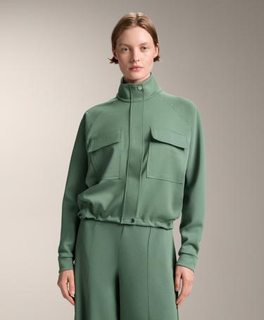 OYSHO Пиджак с карманами из пике с хлопком