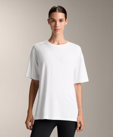 OYSHO Футболка из хлопково-модального микса с короткими рукавами