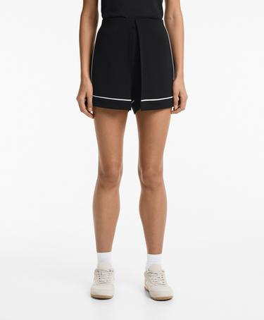 OYSHO Юбка-брюки из мягкого модала с обшивкой купить с доставкой.