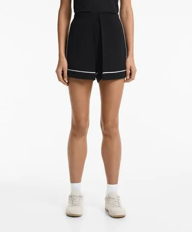 Юбка-брюки из мягкого модала с обшивкой