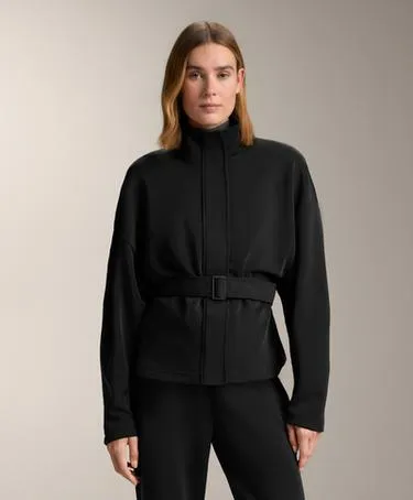 Пальто с пояском из микромодала- Заказать в России