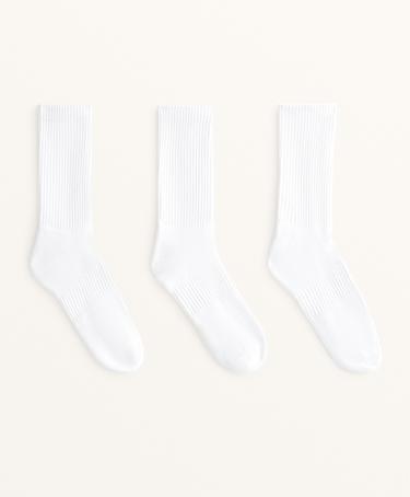 OYSHO Набор из 3 пар классических спортивных носков из хлопкового микса