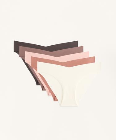 OYSHO 5 POLYAMIDE BLEND U-CUT CLASSIC BIKINI BRIEFS