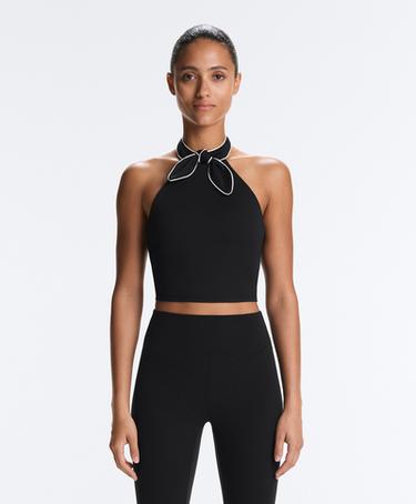 OYSHO TANK TOP COMFORTLUX с халтером и бантом