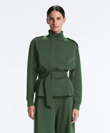 Куртка утилитарная из твила с поясом- Заказать в России