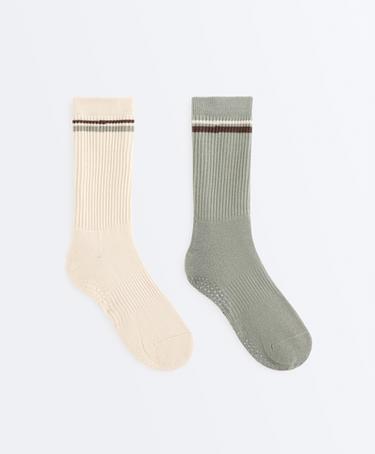 OYSHO 2 пары CLASSIC носков из смесового хлопка для йоги и пилатеса