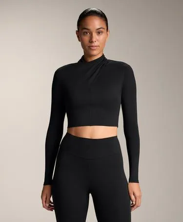 Футболка с драпированным вырезом COMFORTLUX