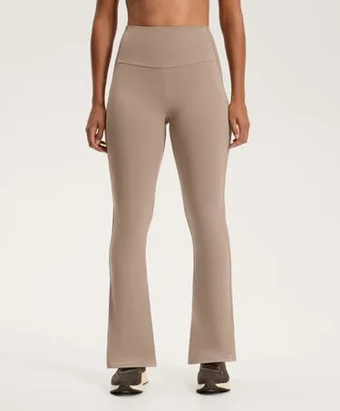 Брюки клеш в рубчик COMFORTLUX с завышенной талией