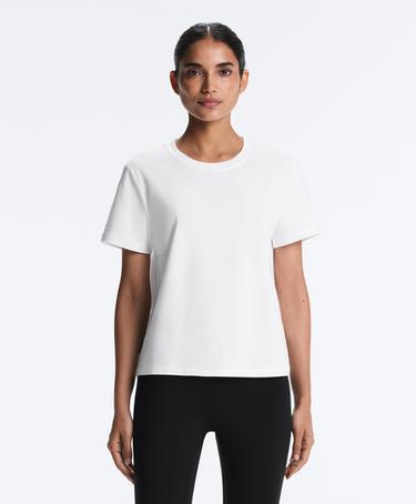 OYSHO Футболка с коротким рукавом из хлопково-вискозной смеси с посадкой REGULAR