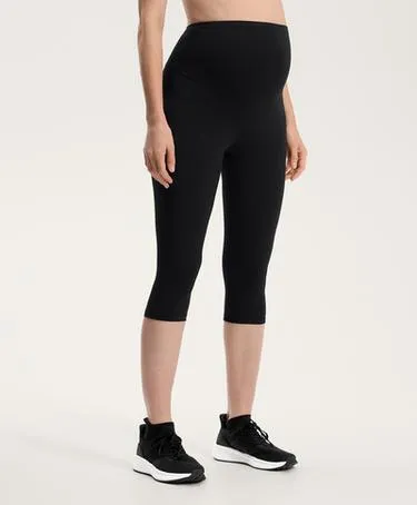 Комфортные беременные леггинсы длиной до колена COMFORTLUX 40 см- Заказать в России