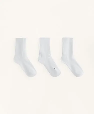 3 пары классических спортивных носков из полиамидного смесового волокна