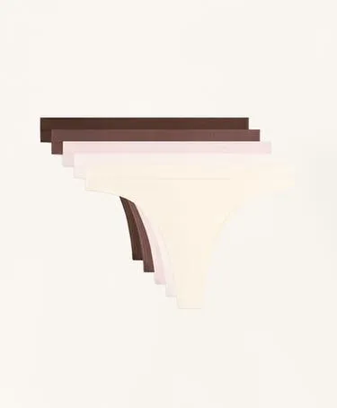 Пять безшовных трусиков из мягкого материала- Заказать в России