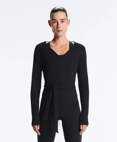 Футболка из смесового хлопка с завязками