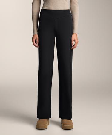 OYSHO Теплые брюки с высокой посадкой прямого кроя купить с доставкой.