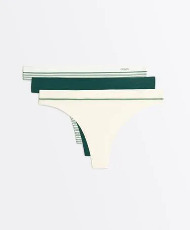 3 трусов танга пике из смесового полиамида- Заказать в России