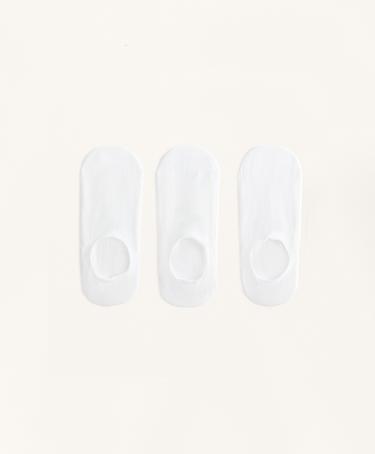 OYSHO Набор из 3 пар невидимых спортивных носков для тренеров из полиамидного микса