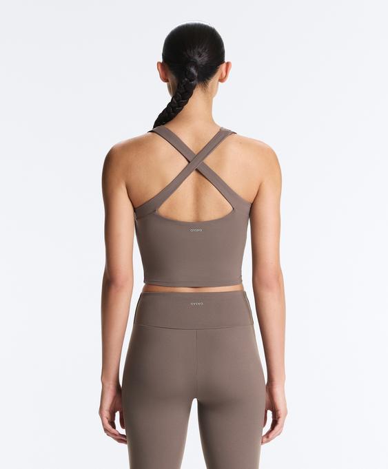 OYSHO Топ-майка COMFORTLUX с перекрестными деталями