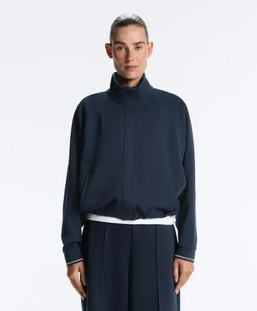 Пике-куртка с хлопковой контрастной окантовкой- Заказать в России