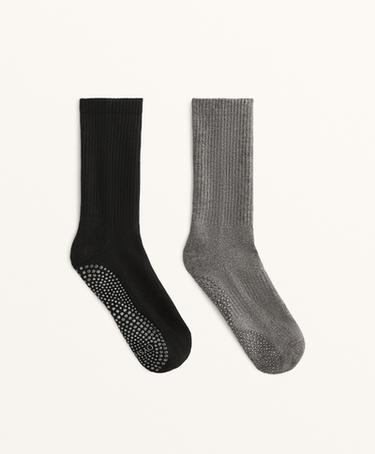 OYSHO Носки из хлопкового смесового материала для классической йоги и пилатеса, 2 пары купить с доставкой.