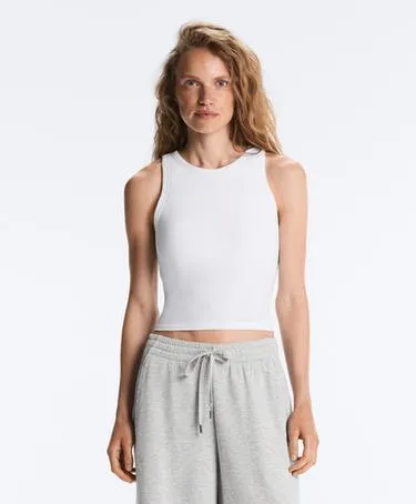 Лонгслив из рубчатого модального микса- Заказать в России