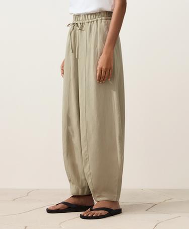 OYSHO Шаровидные брюки из смеси лиоцелла и 24% льна с швами