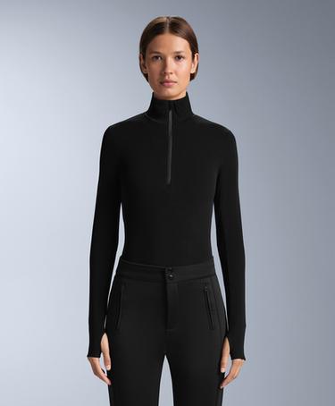 OYSHO Термофутболка BASE LAYER с молнией до середины груди купить с доставкой.