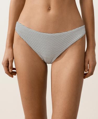 OYSHO Классические плавки бикини с жаккардовым узором в горошек
