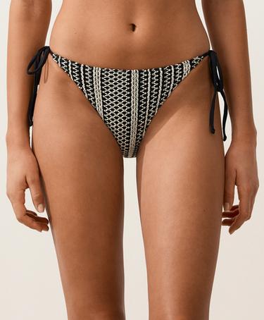 OYSHO Полуоткрытые плавки бикини CROCHET