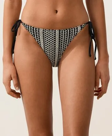 Полуоткрытые плавки бикини CROCHET- Заказать в России