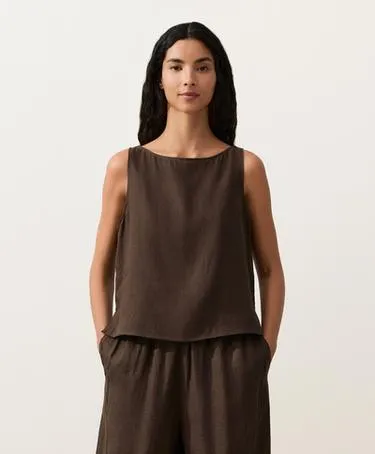 Квадратный топ из 100%-го льна- Заказать в России