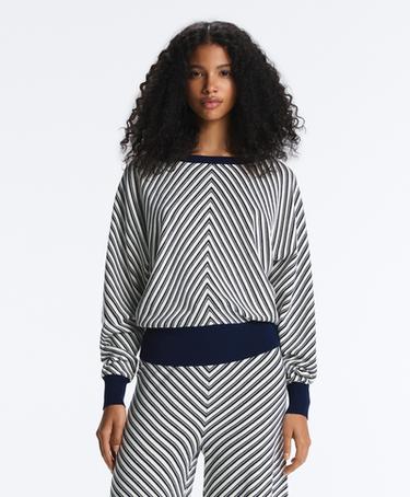 OYSHO Свитер в диагональную полоску