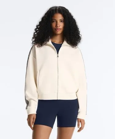 Куртка из пике с хлопком и боковой тесьмой в елочку- Заказать в России