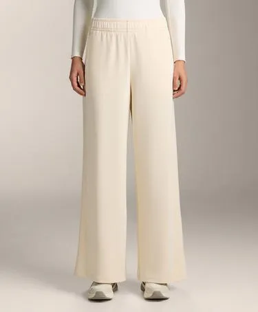 Прямые брюки в рубчик с модалом и мягкой на ощупь тканью- Заказать в России