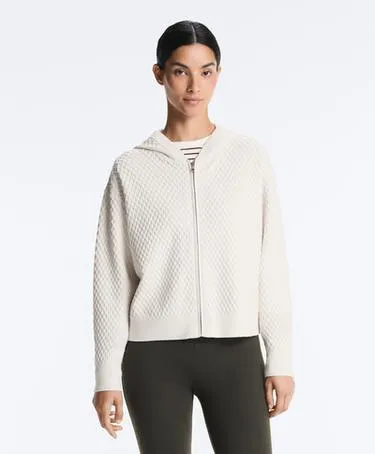 Вязаная куртка с капюшоном- Заказать в России