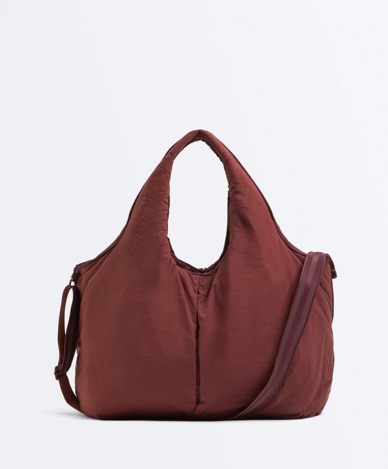 OYSHO Сумка большая с контрастной оборкой