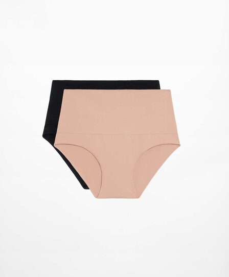 OYSHO 2 бесшовных классических трусов SEAMLESS из мягкой ткани купить с доставкой.