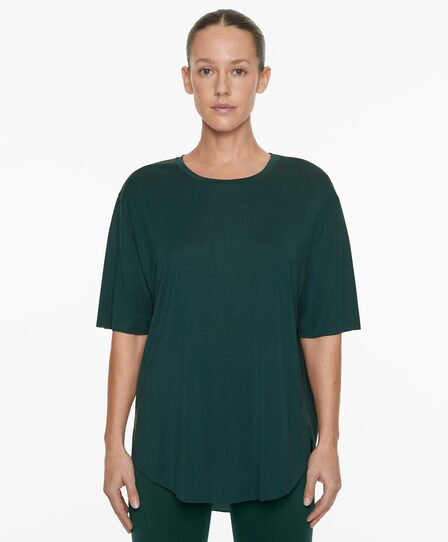 OYSHO Футболка из смесового модала с короткими рукавами