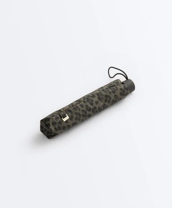 Leopard print lightweight umbrella- Заказать в России