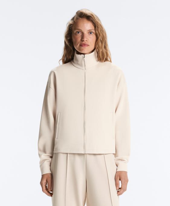 OYSHO Куртка с высоким воротником из пике с хлопком